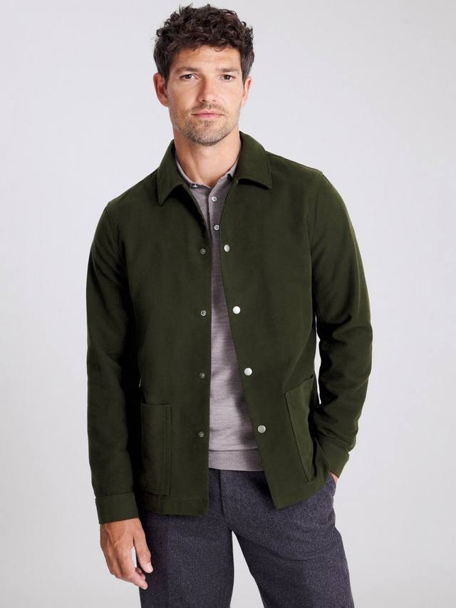 

Молескиновая рубашка-оверсайз Moss, Green