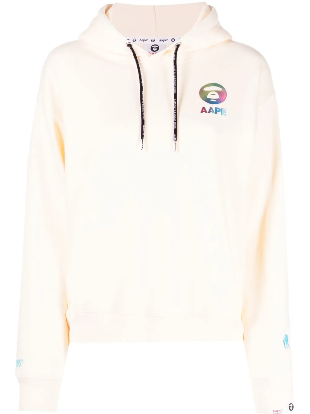 

Хлопковая толстовка с тисненым логотипом AAPE BY *A BATHING APE, нейтральный