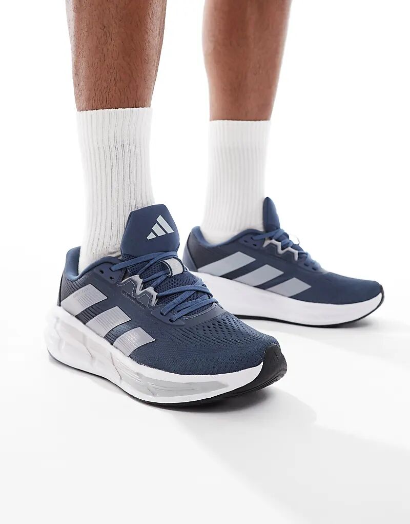 

Кроссовки adidas Running Questar 3 темно-синего и серебристого цветов Adidas Performance