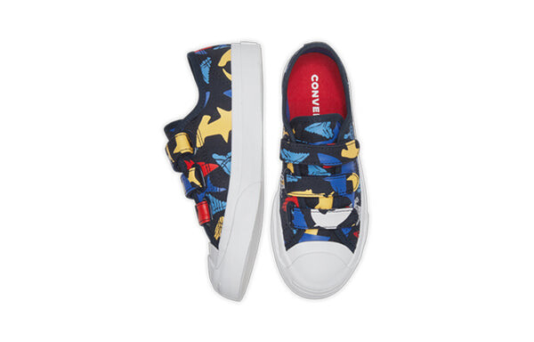 Кроссовки jack purcell low easy-on 'shark bite - black' Converse, синий — фото 4