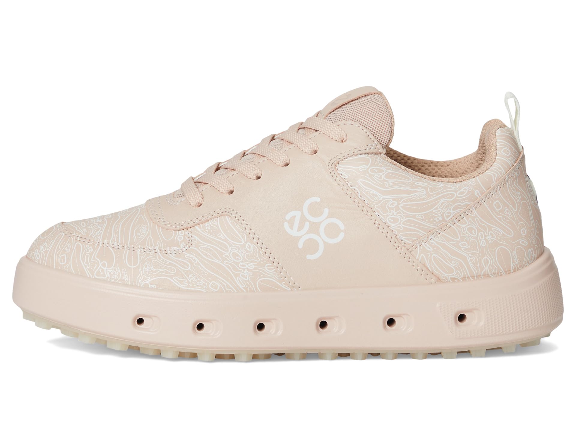 Кроссовки ECCO Golf Street 720 DS GORE-TEX Waterproof Golf Shoe, цвет Rose Dust — фото 4