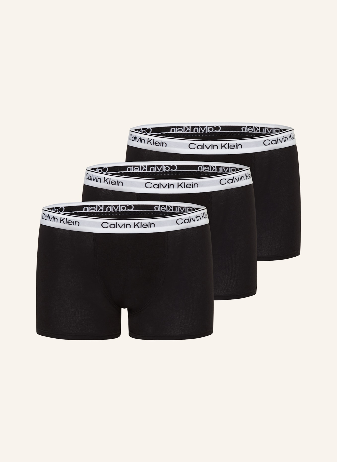 

Комплект из 3 пар трусов-боксеров Calvin Klein, черный