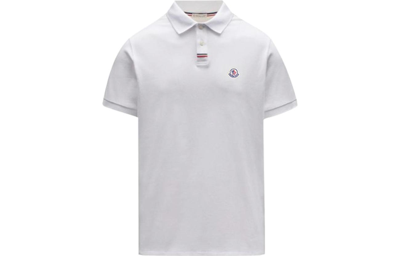 Moncler Белая поло для мужчин