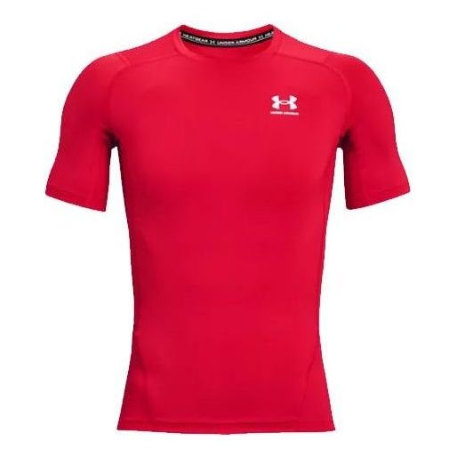 

Футболка heatgear training t-shirt 'red' Under Armour, красный