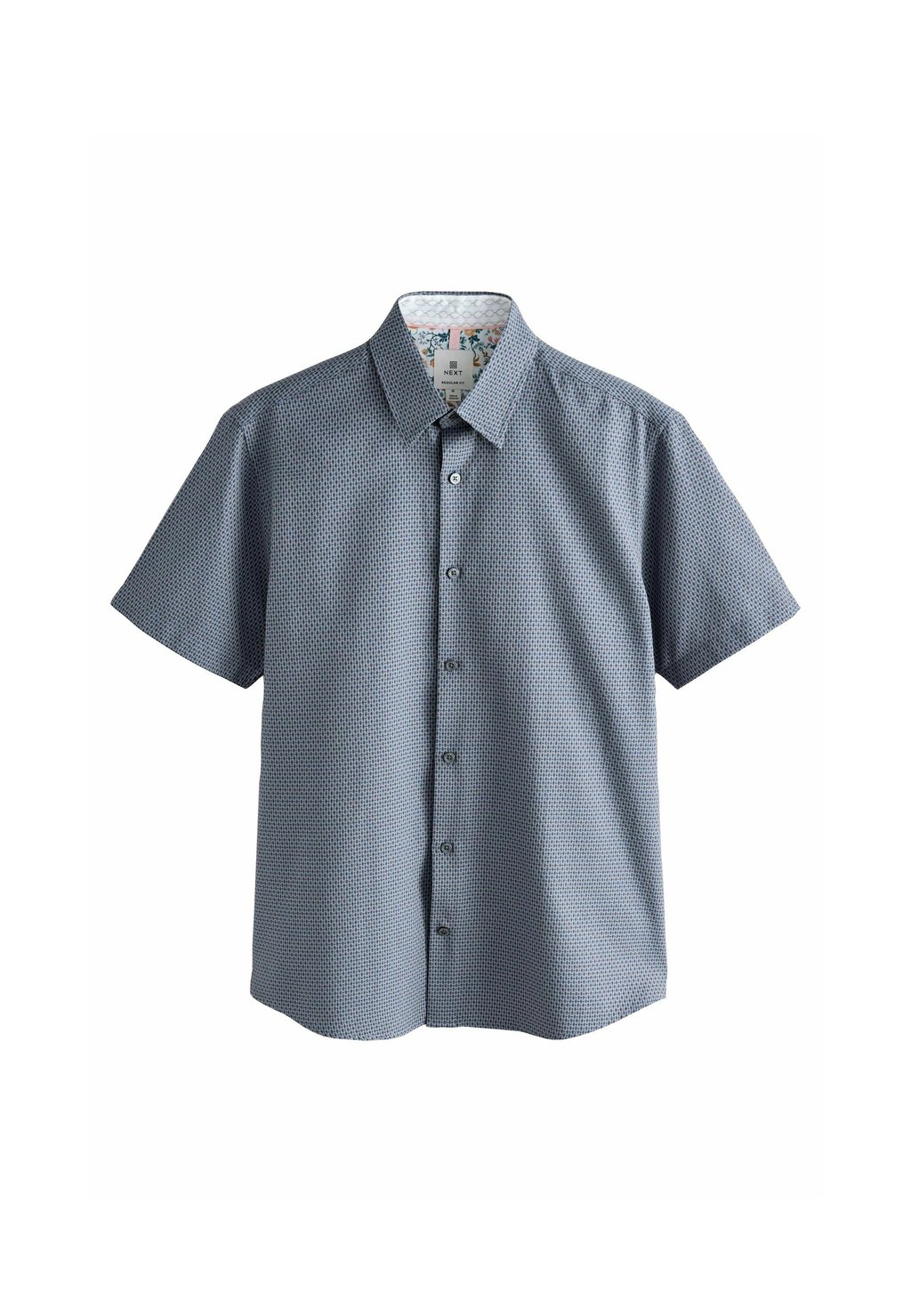

Рубашка REGULAR FIT - TEXTURED SHORT SLEEVE SMART Next, синий