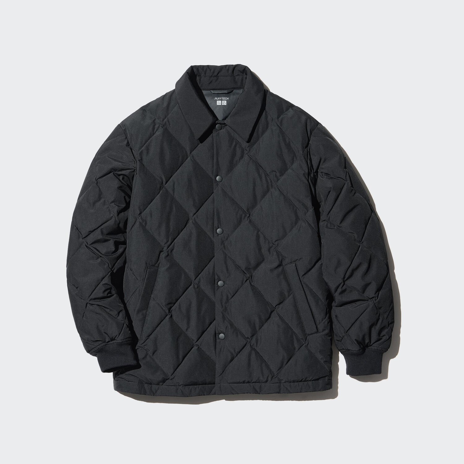 

PUFFERTECH Стеганая куртка UNIQLO, черный