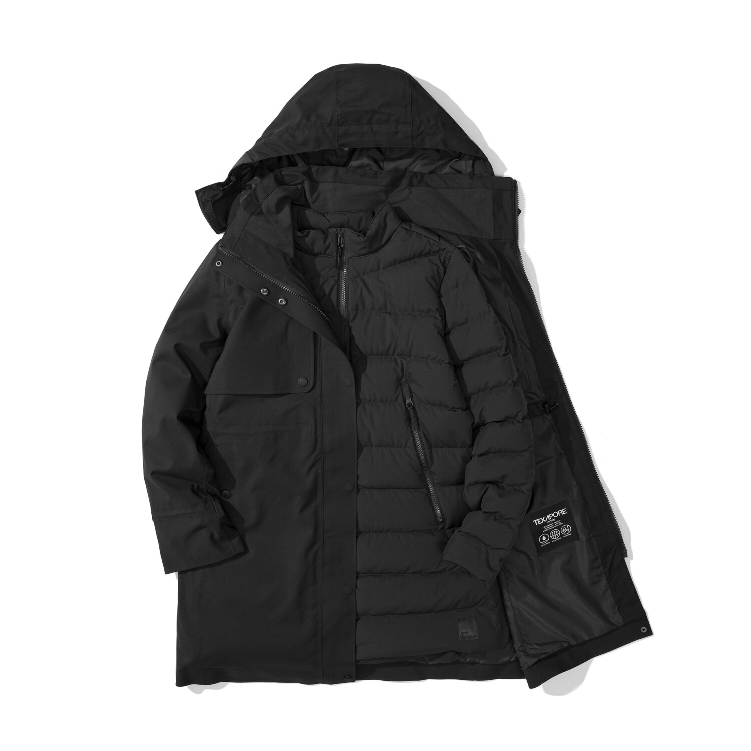 

Ветровки женские Jack Wolfskin, темно-серый