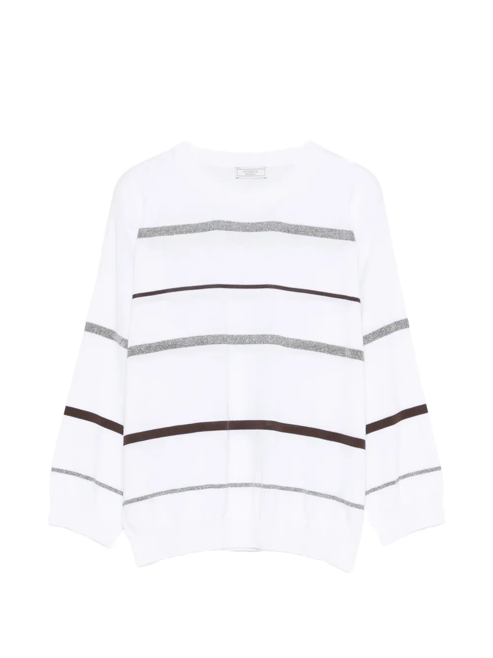 

Топ в полоску Peserico, белый