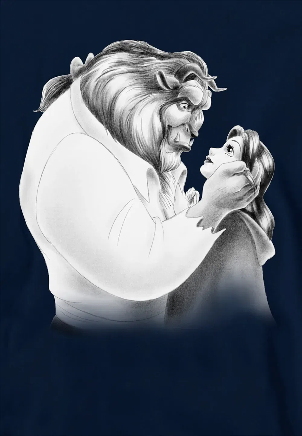 Детская толстовка Beauty And The Beast Disney, темно-синий — фото 2