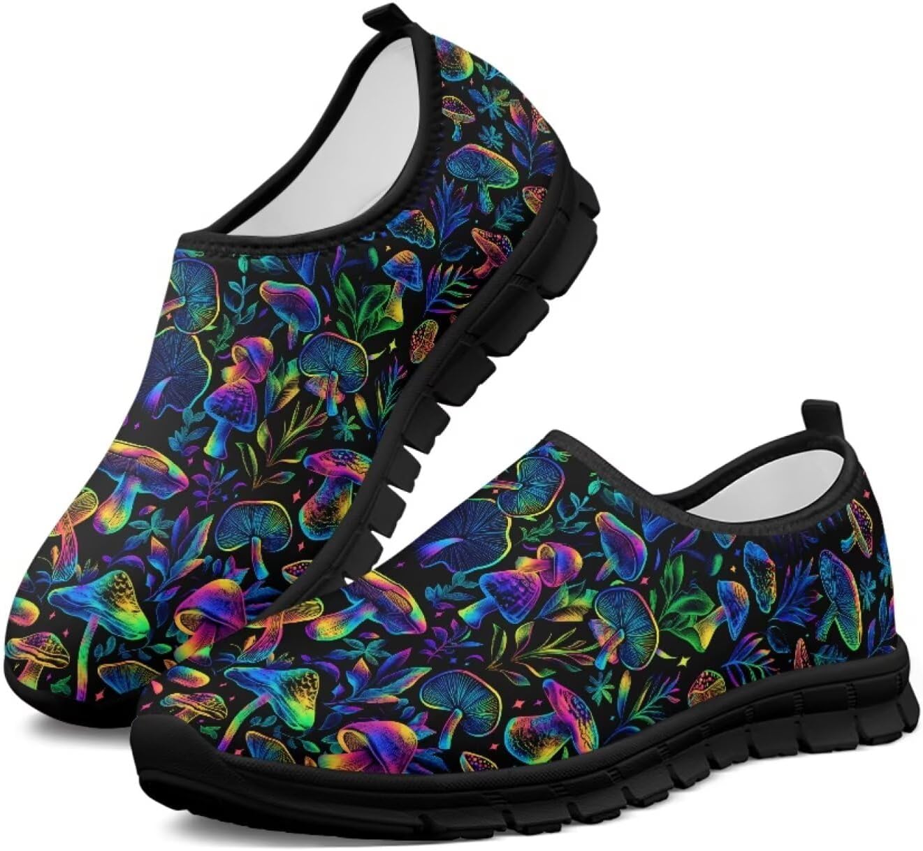 

Мужские слипоны Howilath, дышащие кроссовки с черной подошвой, для треккинга, легкая спортивная обувь для шопинга и походов