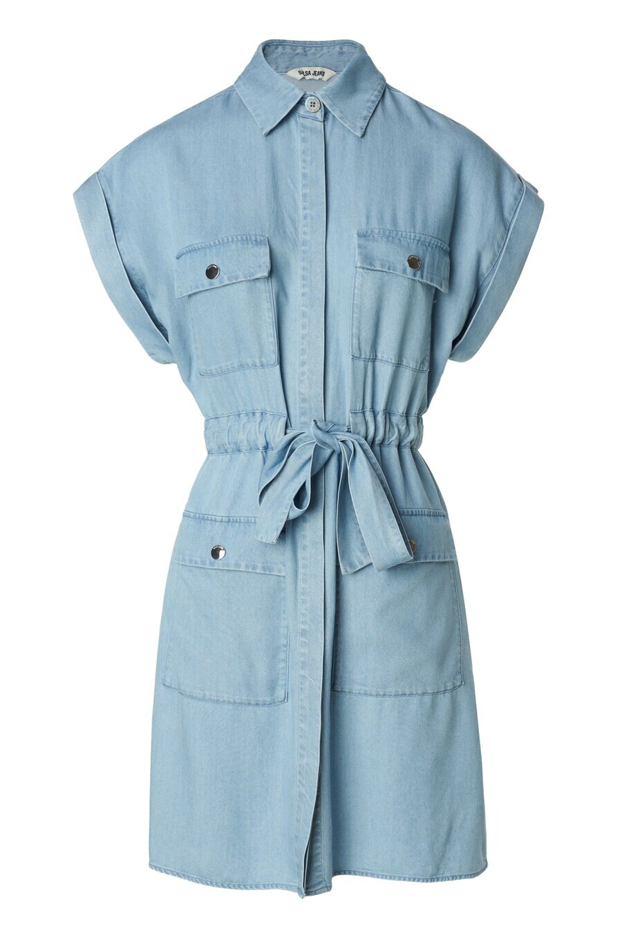 

Платье рубашка Salsa Jeans Shirt Dress, светло-синий