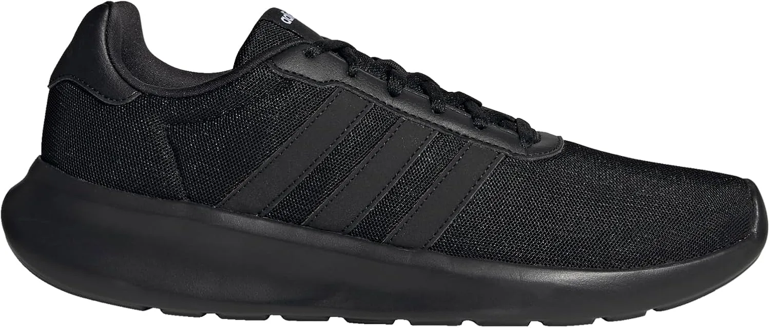 Мужские кроссовки Adidas Lite Racer 3.0, черный/зеленый — фото 3