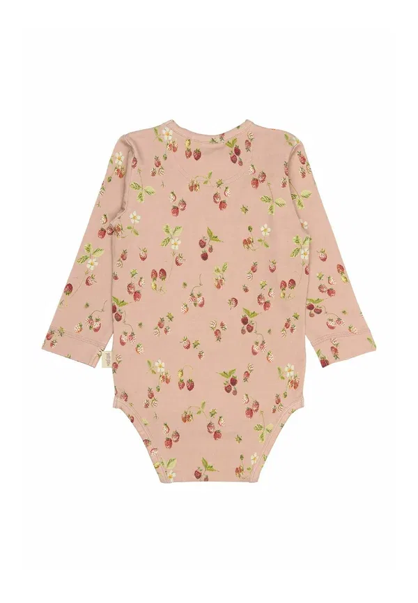 Боди Petit Piao, misty rose strawberry aop, туманно-розовый клубничный принт — фото 2
