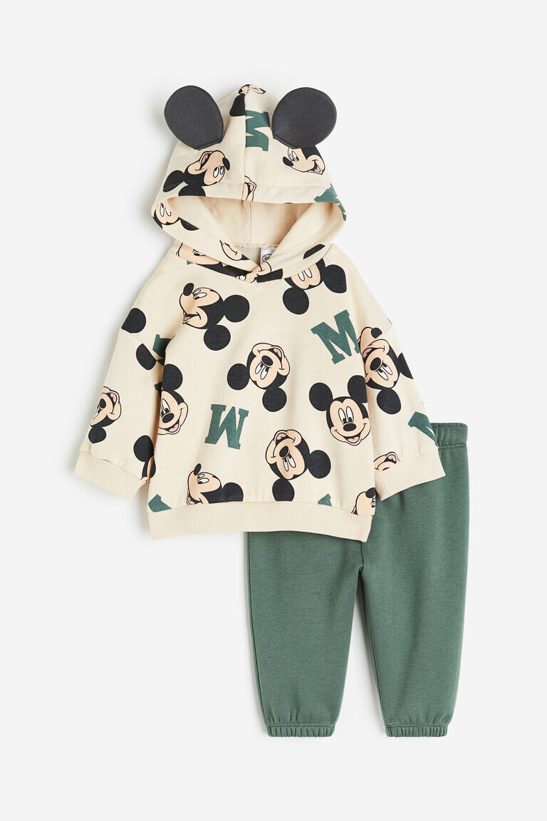 

Комплект из двух толстовок с принтом H&M, зеленый