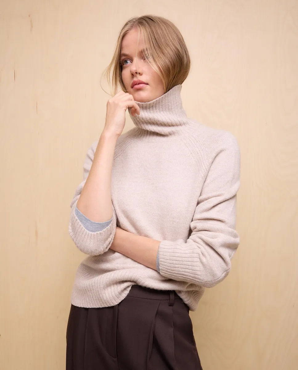 

Женский джемпер Baguilla с высоким воротником Easy Wear, бежевый