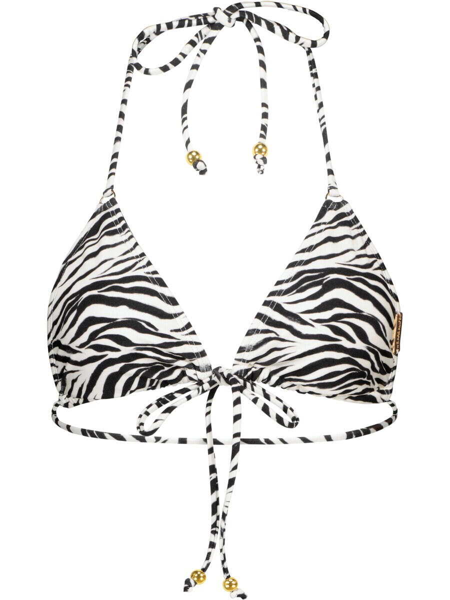 

Треугольный бикини-топ Alife and Kickin Triangle Bikini Top ChupaAK, черный/белый