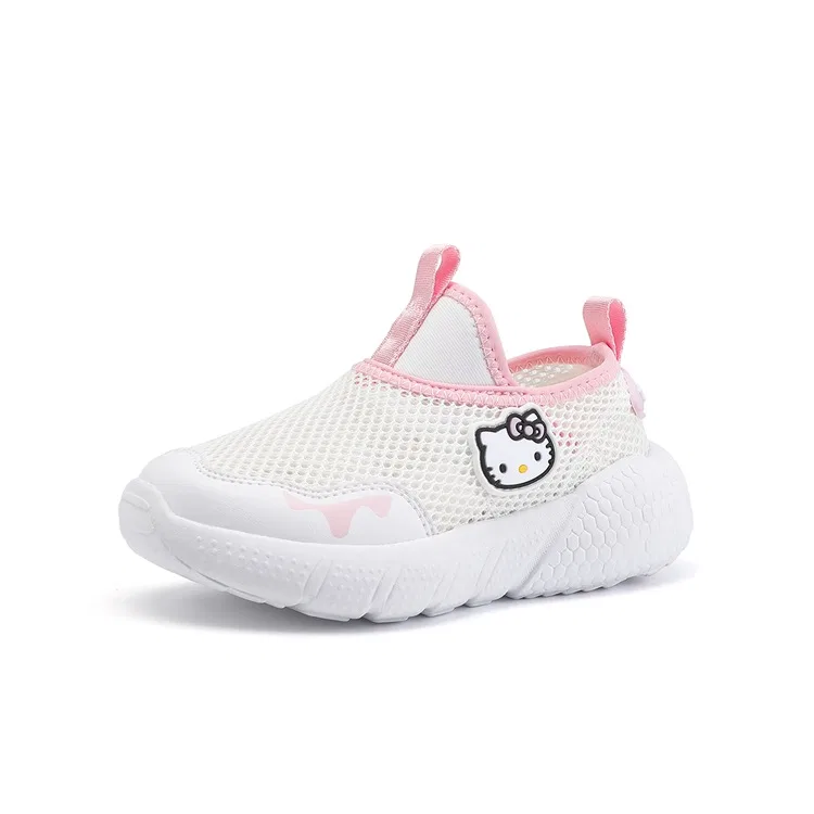 Кроссовки Hello Kitty износостойкие, с эффектом пружинистости, дышащие, легкие, амортизирующие, на платформе Sanrio, White — фото 3