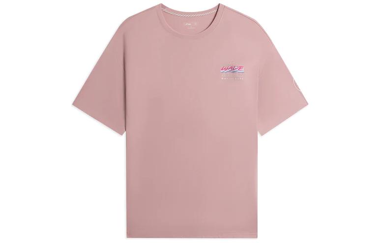 

Футболка мужская розово-красная LINING