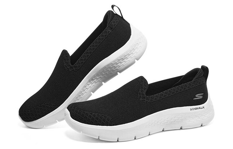 

Кроссовки Go Walk Flex Lifestyle женские с низким верхом, черные/белые Skechers, Черный, Кроссовки Go Walk Flex Lifestyle женские с низким верхом, черные/белые Skechers