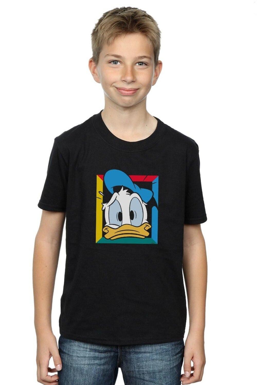 

Футболка с Дональдом Даком в панике Disney, черный