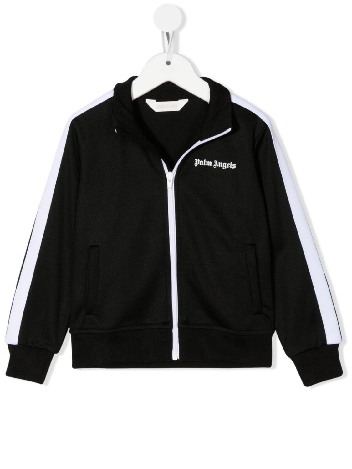 

Palm Angels Kids толстовка на молнии с логотипом, черный