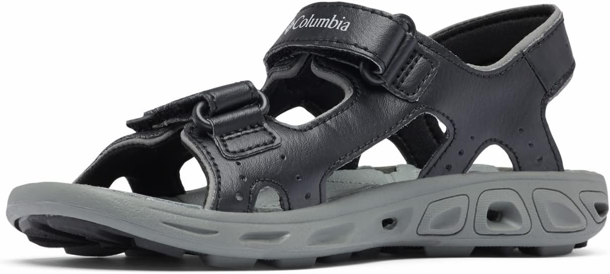 Columbia unisex-child Techsun Vent SandalСпортивные сандалии, Black/Columbia Grey — фото 4