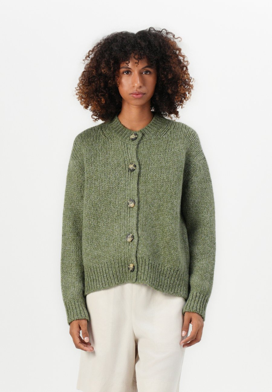 

Кардиган Marc O'Polo DENIM CARDIGAN LONG SLEEVE CREW NECK , Medium Green Melange/Olive
