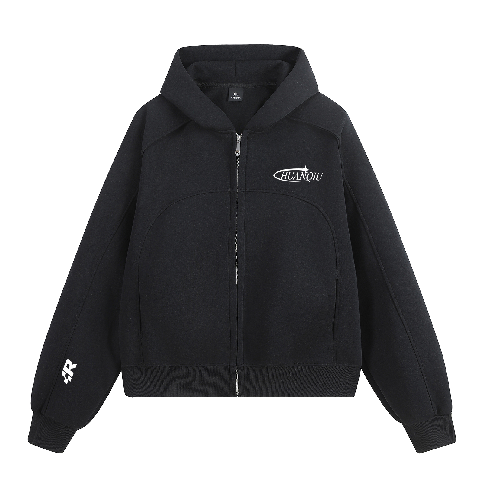 

Толстовка Unisex Hooded Moderate Cardigan HUANQIU, черный