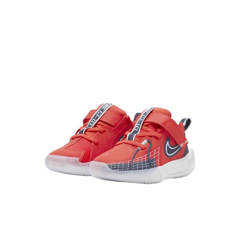 Nike Детские баскетбольные кроссовки с амортизацией и противоскользящей подошвой, низкие, Light Red/Purple Blue/Lightning Blue/White, Kids' — фото 4