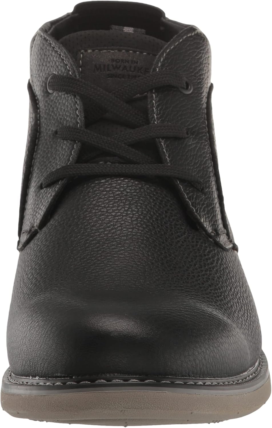 Мужские ботинки Nunn Bush Otto Plain Toe Chukka из легкой водоотталкивающей замши, черный — фото 2