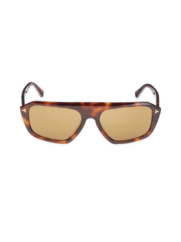 

Прямоугольные солнцезащитные очки 58MM Bally, цвет Havana