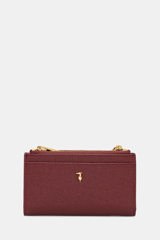 

Кожаный кошелек Trussardi, бордовый