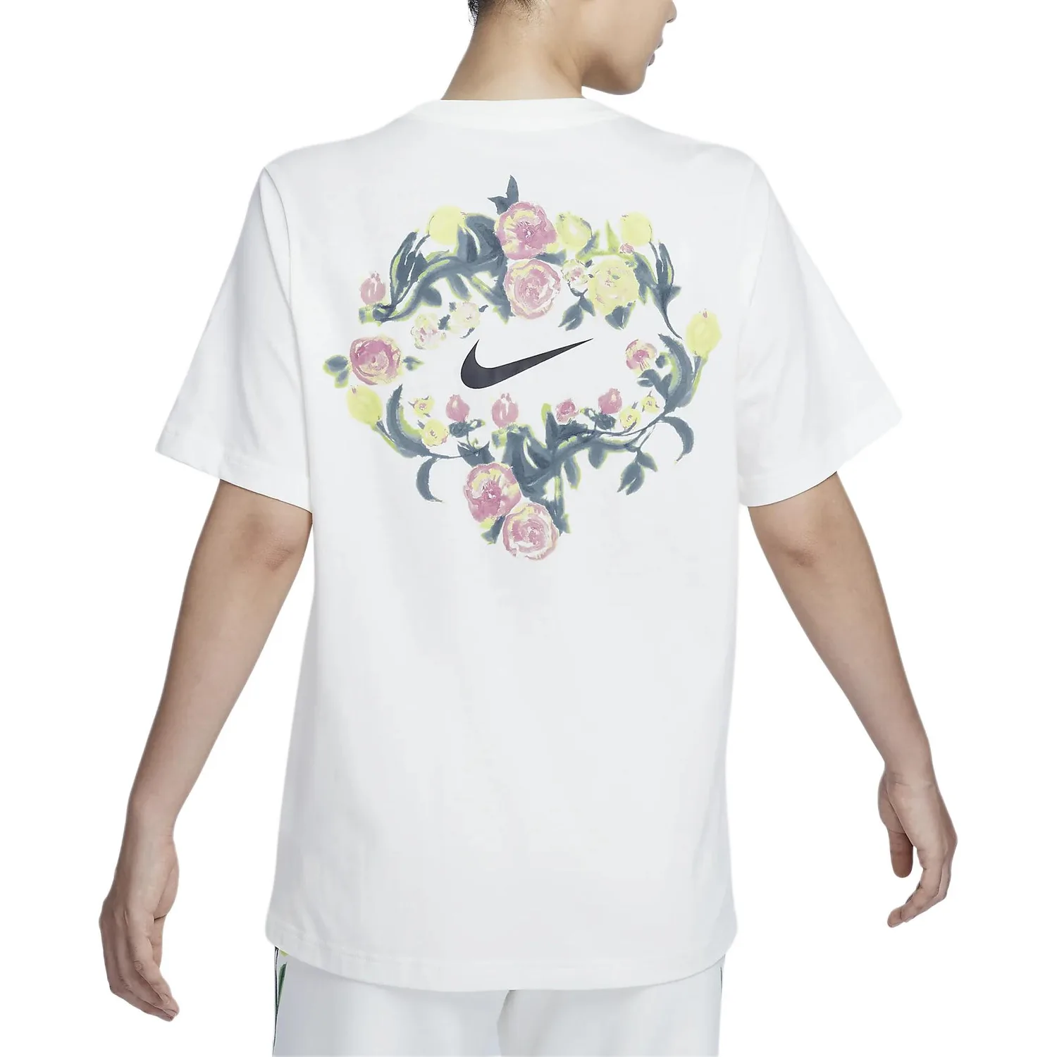 Футболка с принтом женская Artist Collection Nike, белый — фото 4