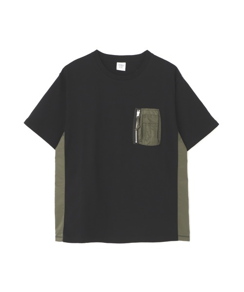 

Футболка с коротким рукавом, с карманом AVIREX, черный