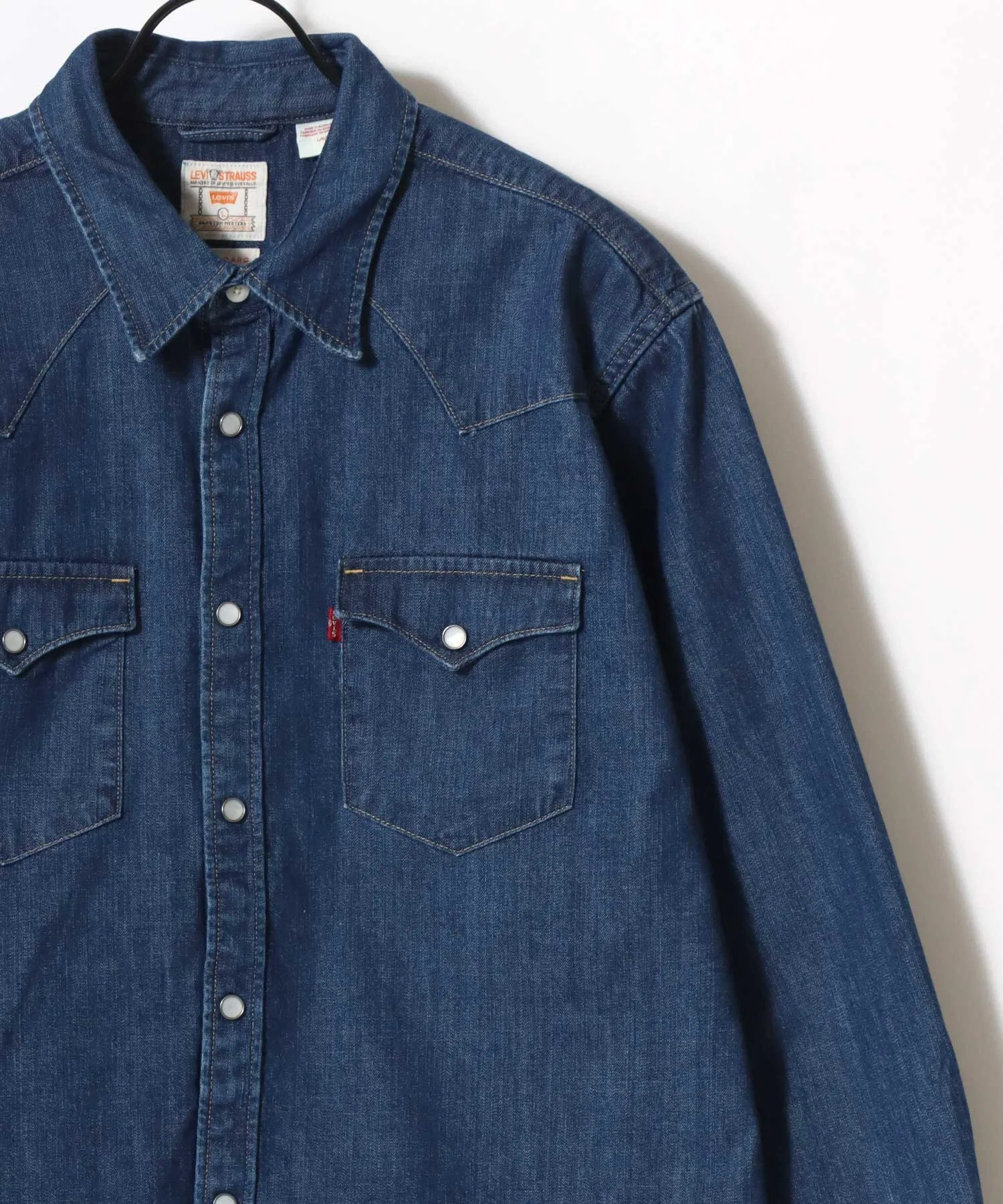 Мужская рубашка Levi's DENIM WESTERN SHIRT — фото 2