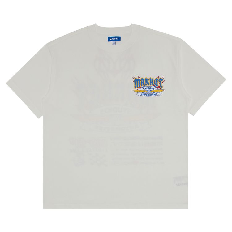 

Футболка Market V12 T-Shirt 'Unbleached Cotton', белый