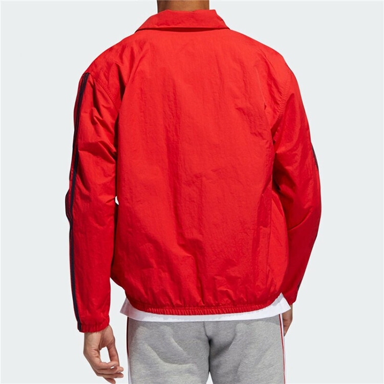 Куртка мужская алая Adidas Originals, цвет Scarlet — фото 3