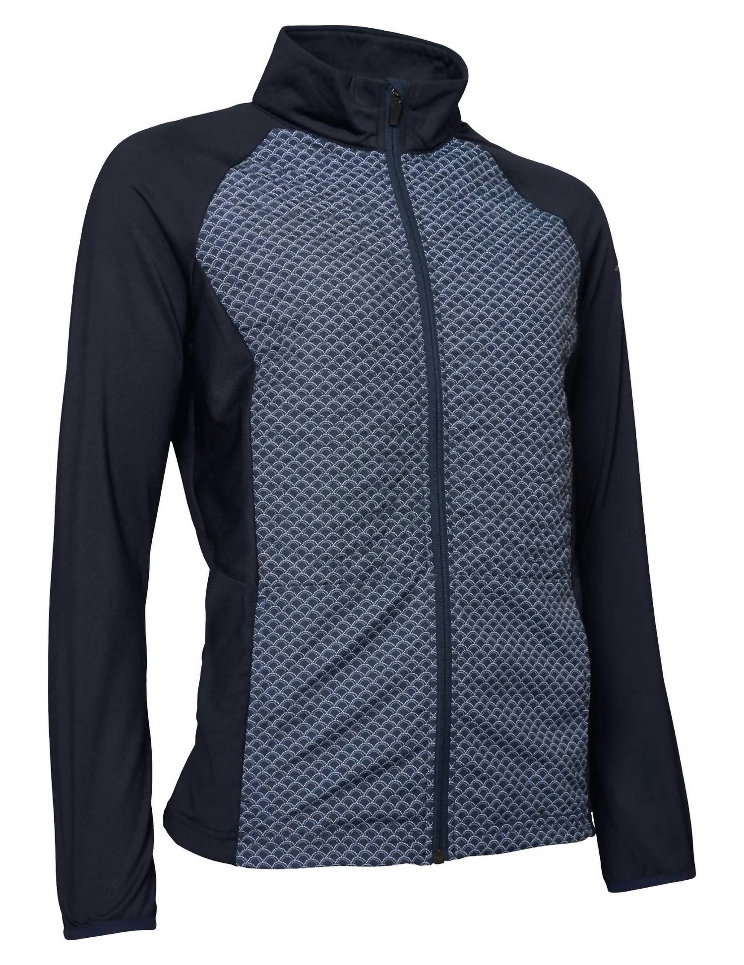 

Женская куртка Troon Hybrid в цвете «синий/белый» Abacus Sportswear US