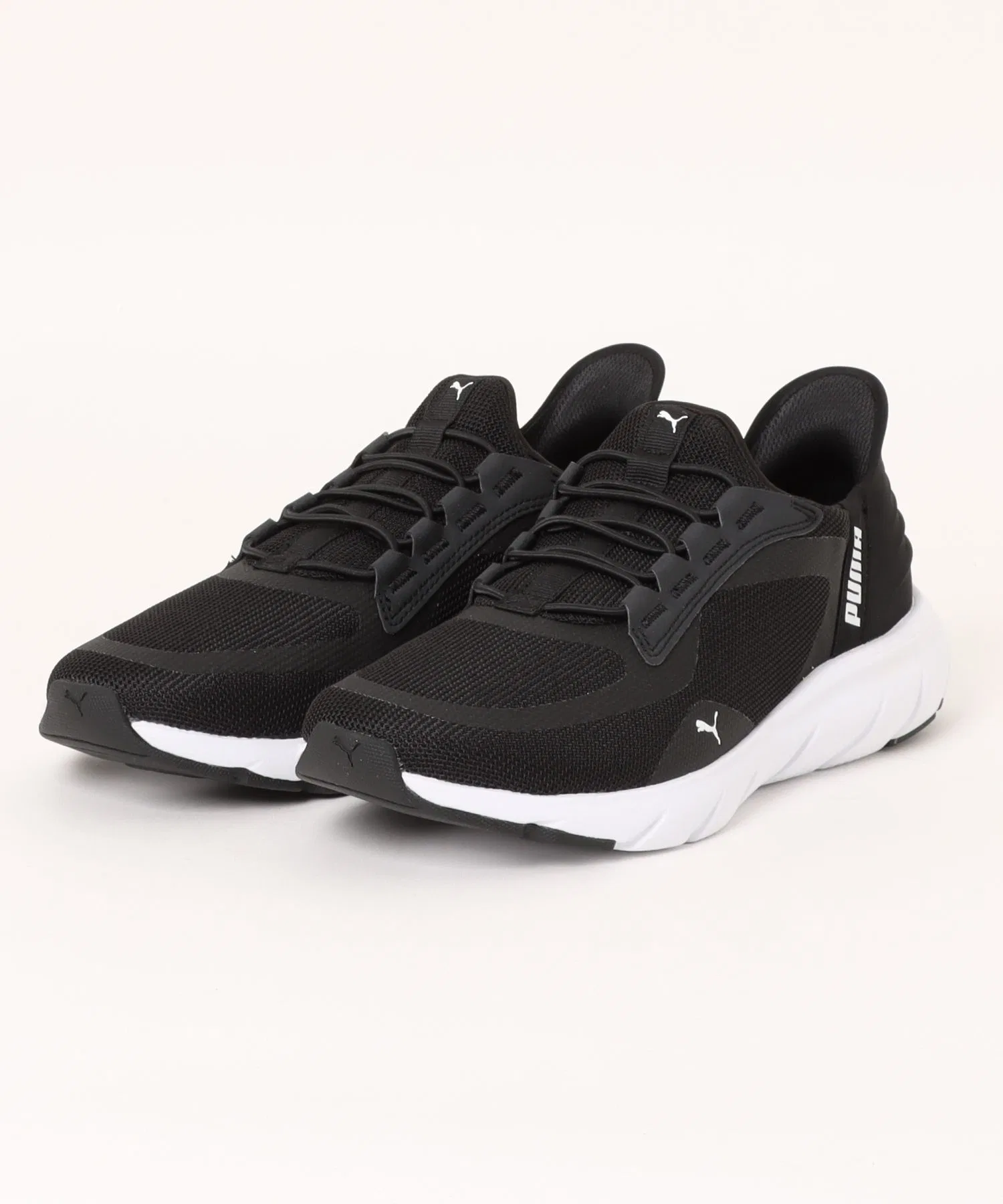Мужские кроссовки PUMA Softride Ease In ALT Wide чёрно-белые