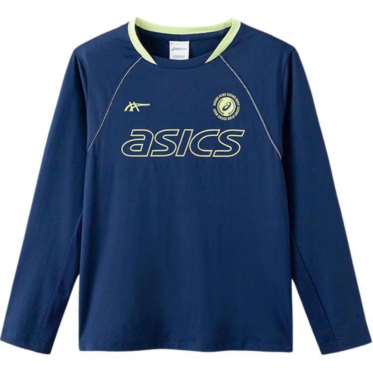 

Футболка с круглым вырезом для школьников ASICS, 5020 темно-синий