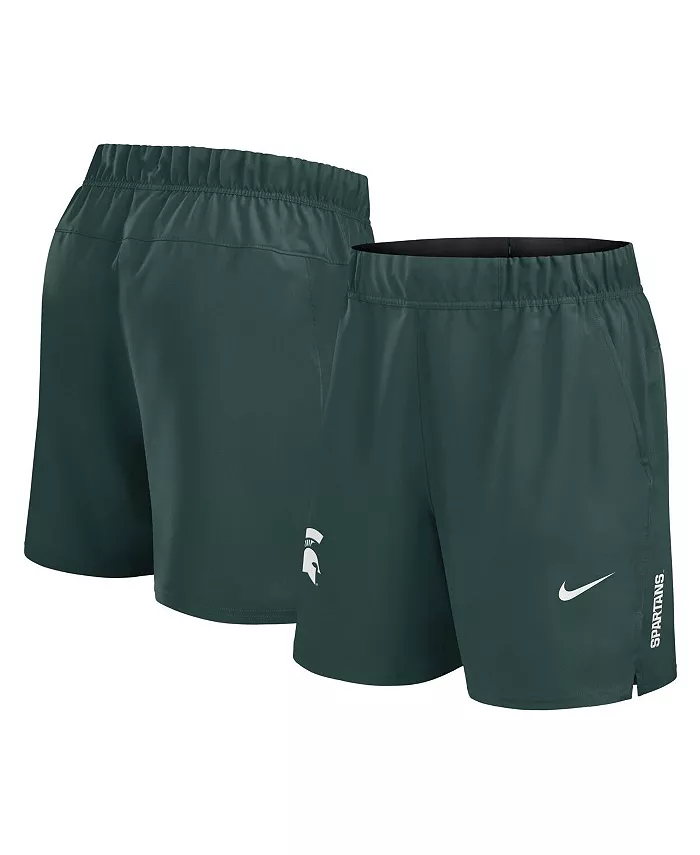 

Мужские зеленые шорты Michigan State Spartans Primetime Woven Victory Performance Nike
