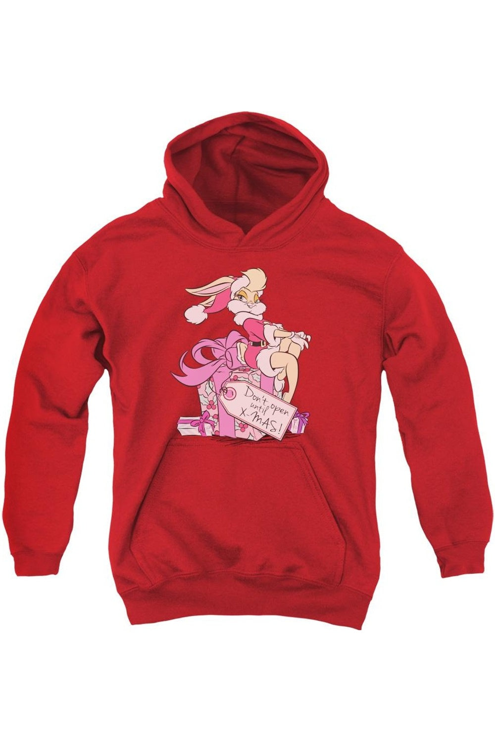 

Толстовка с капюшоном Looney Tunes Lola Present Youth Gildan, красный