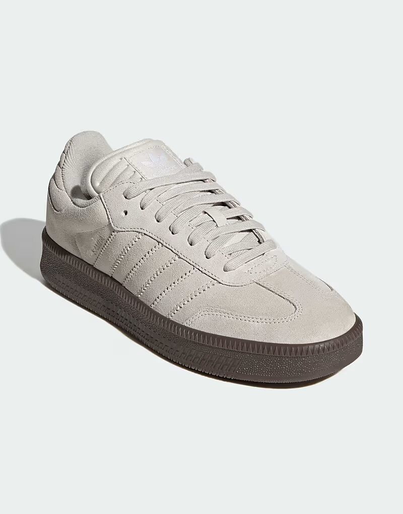 Кроссовки Adidas Originals Samba xlg в цвете alumina wonder — фото 4