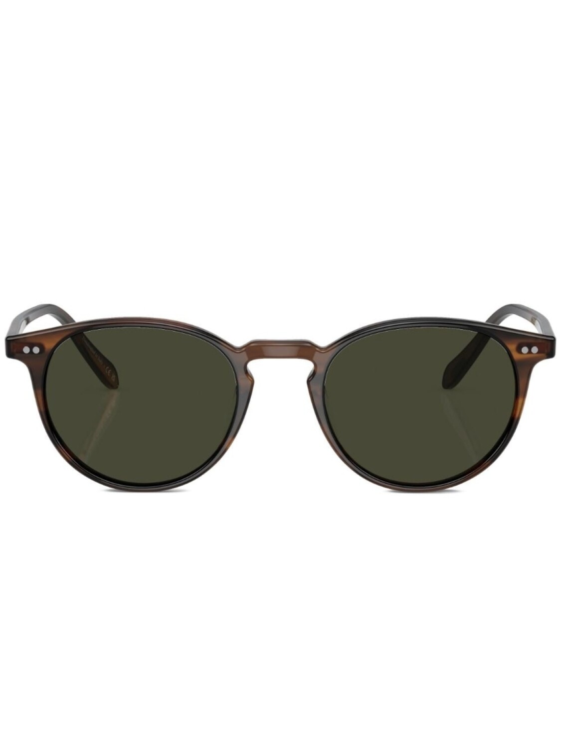 

Солнцезащитные очки Riley в круглой оправе Oliver Peoples, коричневый