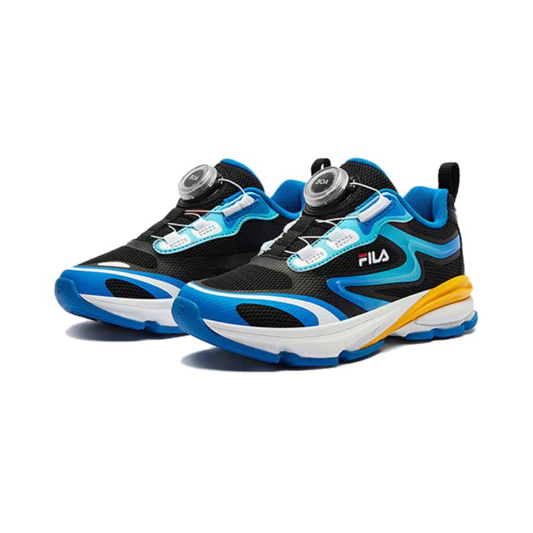FILA KIDS Детские кроссовки с низким верхом, устойчивые к износу и скольжению, черные, синие, белые, для детей 3–7 лет — фото 3