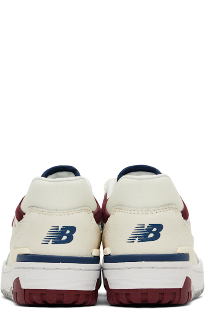 Кроссовки 550 в оттенках белого и бордового New Balance — фото 2