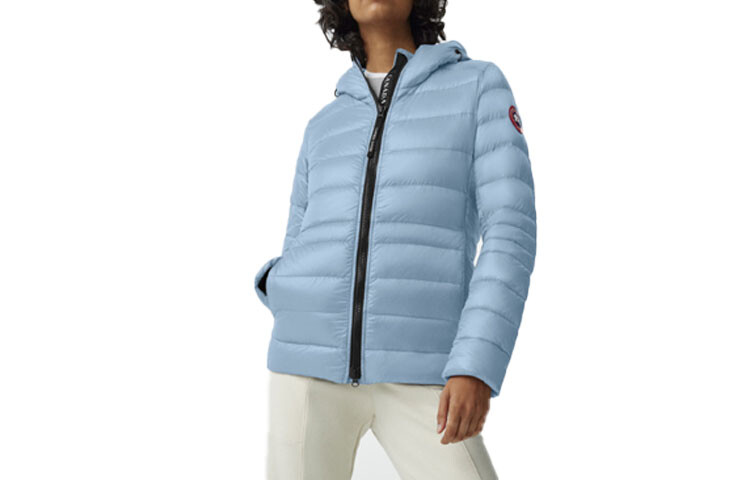 

Женский пуховик Canada Goose, цвет dawn blue