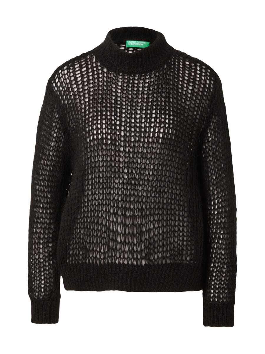 

Тонкий вязаный свитер UNITED COLORS OF BENETTON Sweater, черный