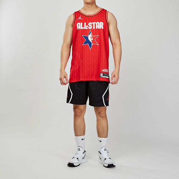 Майка Air Jordan NBA All-Star Edition Swingman Jersey - Giannis Antetokounmpo NBA2020 Red, красный — фото 3