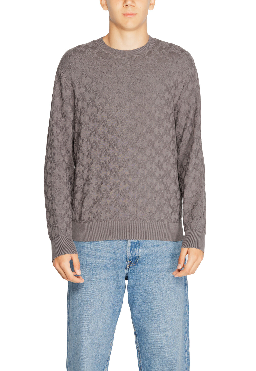 

Джемпер Armani Exchange с рисунком, серый